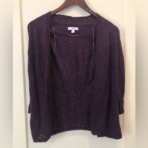 Croft & Barrow textured patterned cardigan